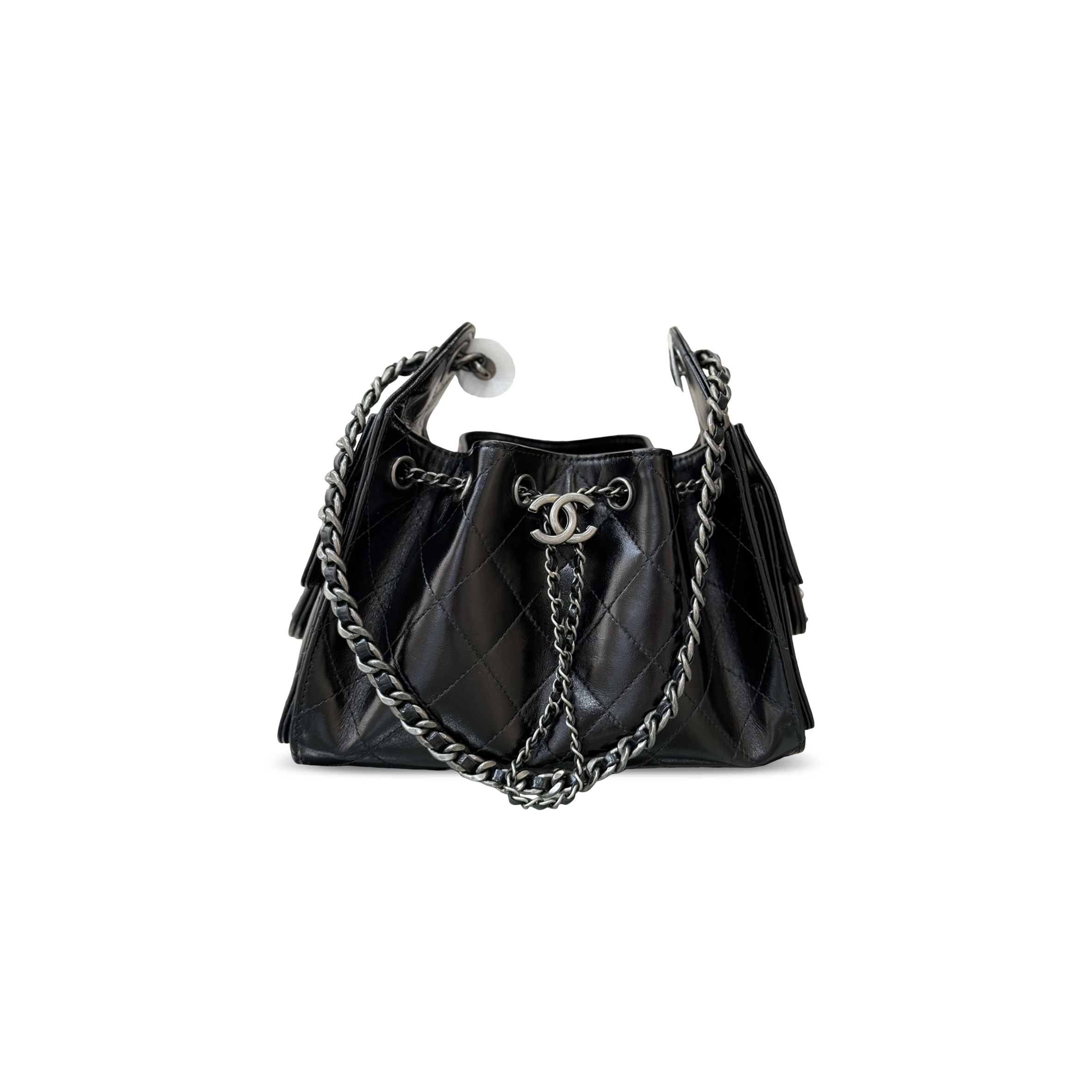 CHANEL 25 MINI HANDBAG OIL-WAXED CALFSKIN AS5631 (22*20*12.5cm)